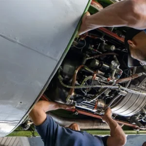 Flight electronic and mechanical service at the terminal