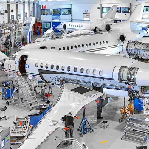 Production of aircraft body parts