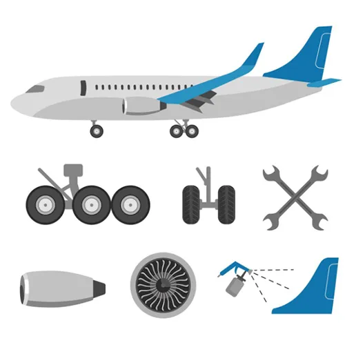 Main aircraft parts